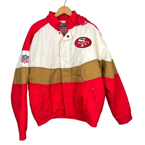 Vintage 90s NFL Apex San Francisco 49ers Jacket  Vintage NFL Football - Picture 1 of 9
